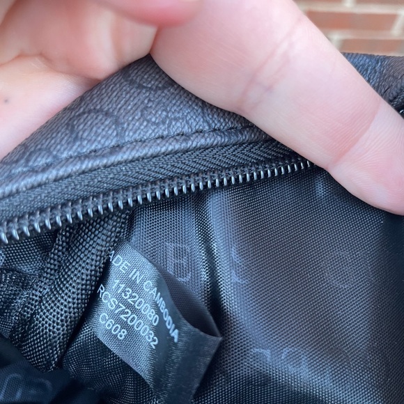 GUESS Black Patterned Makeup/Toiletries Bag - NWT - Picture 7 of 8